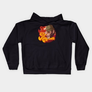 The Kingster chimp boss Kids Hoodie